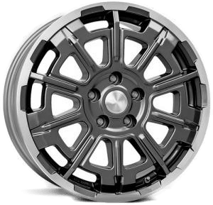 Brock B45 Himalaya Grey Polish 7x18 5/160 ET50