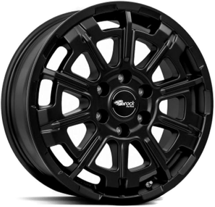 Brock B45 Satin Black Matt 7x17 6/130 ET60