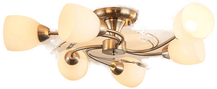 Lindby taklampe Tatas, Ø 64 cm