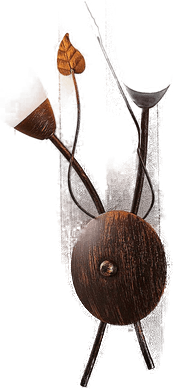 Lindby vegglampe Stefania, svart/gull