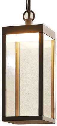 Lucande Utendørs LED-pendellampe Cube 26 cm