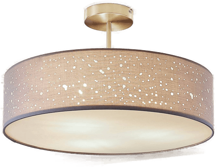 Lindby Umma taklampe grå Ø 50 cm