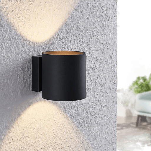 Lindby Mirza vegglampe, svart
