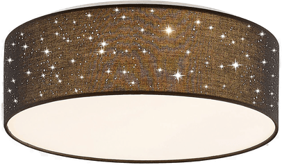 Lindby LED-taklampe Ellamina, 40 cm, svart