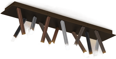 Lucande LED-taklampe Stoika 100 cm