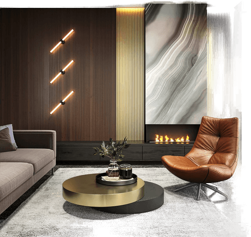 Maytoni LED-vegglampe Axis 63 cm svart