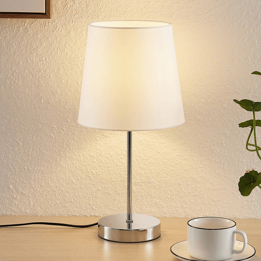 Lindby Leza bordlampe krom