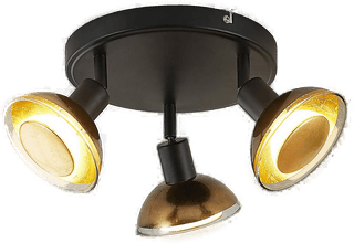 Lindby Erin takspotlight, svart/gull