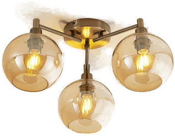 Lindby Jemissa taklampe, rav