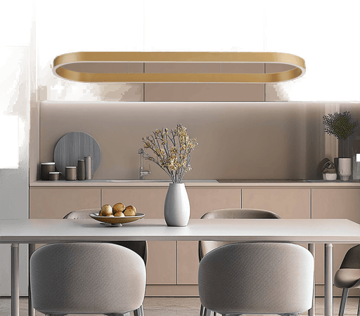 Lucande Smart LED-hengelampe Melinay, gull