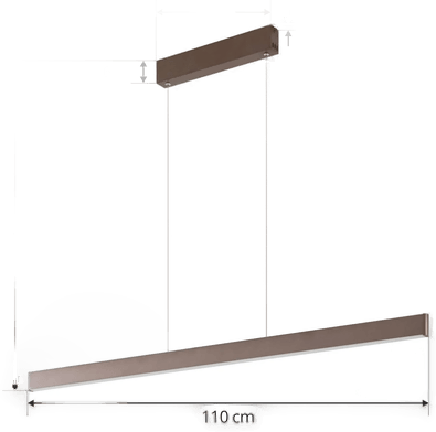 Lucande Mylosh LED Pendel Kaffe