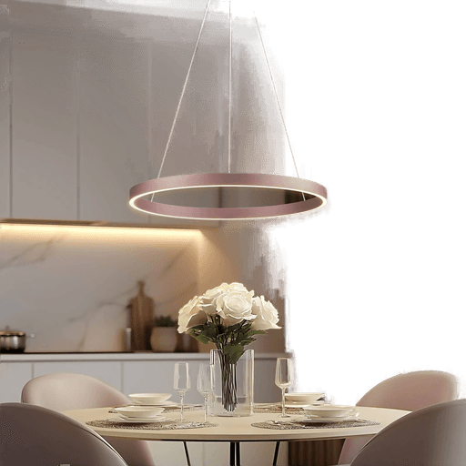 Lucande Yonam Smart LED-pendel kaffe