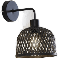 Lindby vegglampe Eskil, svart