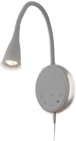 Lindby Zayna LED-leselampe, hvit, dimbar