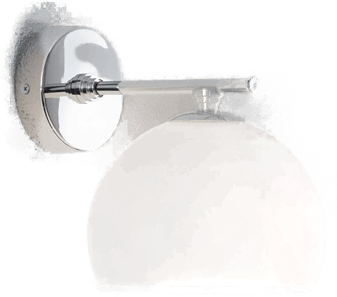 Euluna Vegglampe Mina, kromfarget