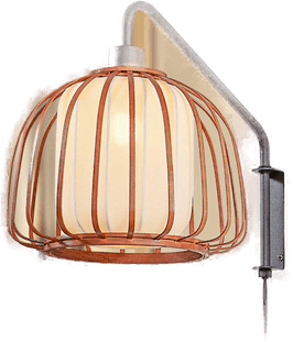 Lindby vegglampe Davella, svart