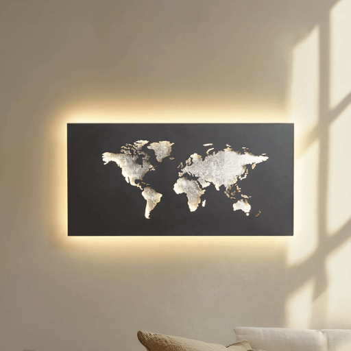Lucande LED-vegglampe World 60 cm