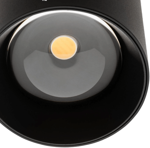 Lcd LED utendørs taklampe 5173, svart