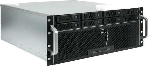 Intertech 4U-4708 19" Rack Svart