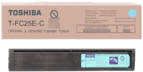Toshiba T-FC 25 EC Tonerkassett Cyan