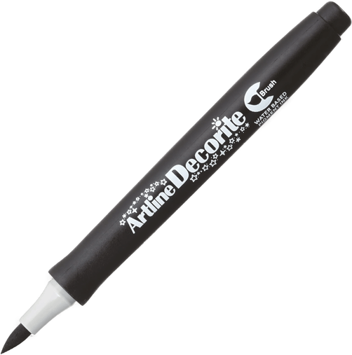 Artline Decorite Brush Marker Yellow Green