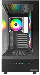 Montech XR ARGB microATX kabinettsvart