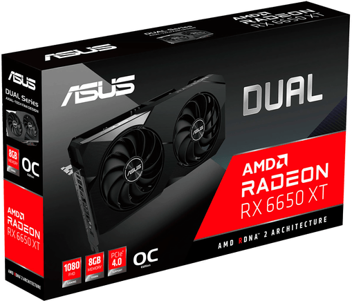 Asus Dual Radeon RX 6650 XT OC 8GB