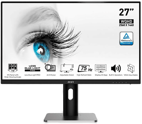 MSI PRO MP273QPDE 27" LED-skjerm