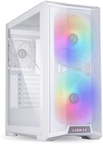 Lian Li Lancool 215 Mid Tower Kabinett - Hvit