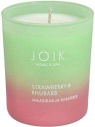 Joik Organic Scented Candle Strawberry & Rhubarb