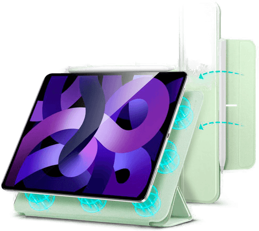 Esr Rebound Magnetic Deksel iPad Air 4/5 Mintgrønn
