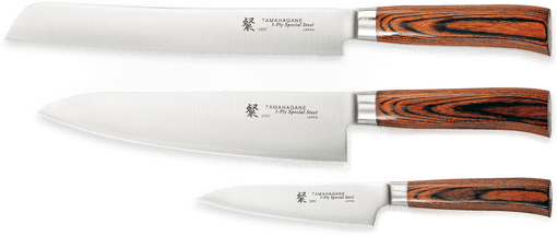 Tamahagane San knivsett 3 deler