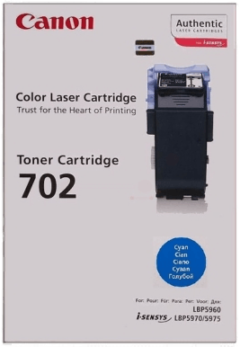 Canon 702 Tonerkassett Cyan