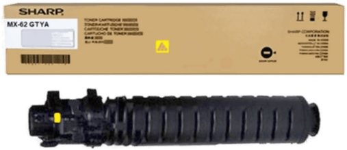 Sharp Tonerkassett gul MX62GTYA