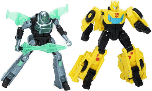 Transformers EarthSpark Cyber-Combiner Bumblebee og Mo Malto