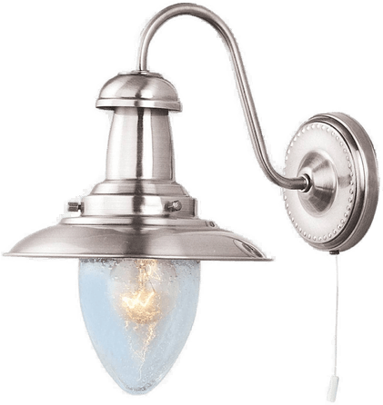 Searchlight Vegglampe Fisherman sølv