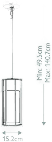 Kichler Camillo utendørs vegglampe E27