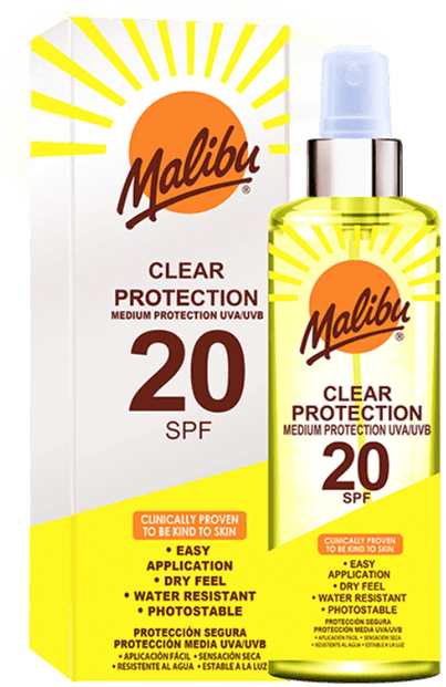 Malibu Clear Protection Sun Spray SPF 20