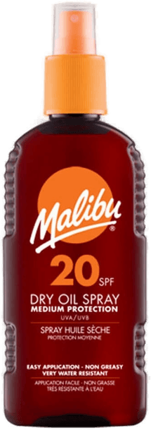 Malibu Dry Oil Sun Spray SPF 20 200 ml