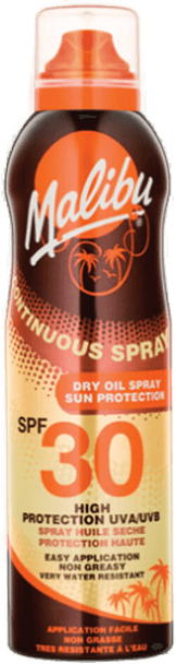 Malibu Continuous Dry Oil Spray SPF 30 175 ml