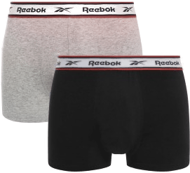 Reebok 3P Barlow Sports Trunk Grå/Svart