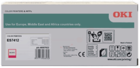 Oki Tonerkassett Magenta 46507622