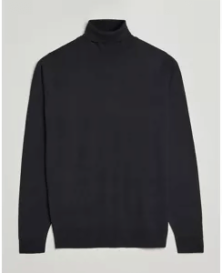 John Smedley Cherwell Rollneck Black