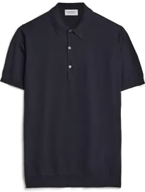 John Smedley Adrian Slim Fit Polo Navy