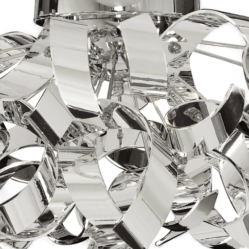 Searchlight Kromfarget taklampe Curl