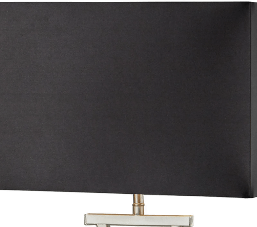 Searchlight Club bordlampe, sølv/svart