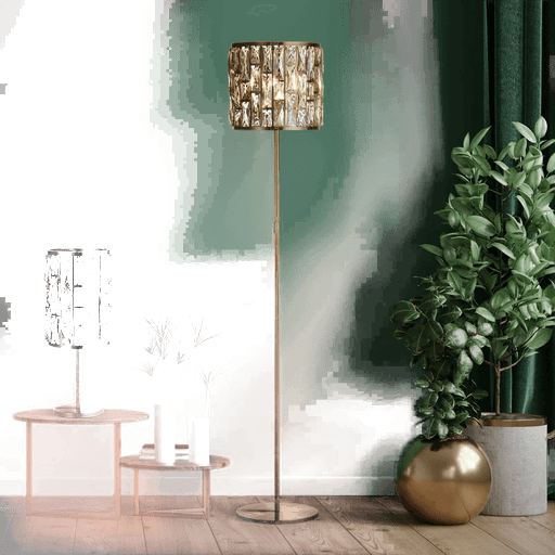 Searchlight Bijou gulvlampe, messing