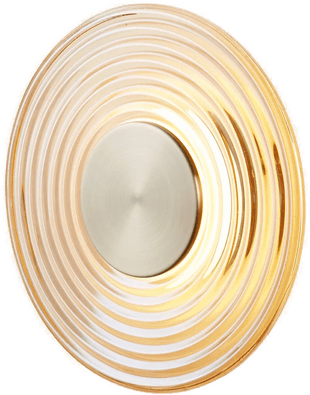 Searchlight LED-vegglampe Cleo, Ø 30 cm