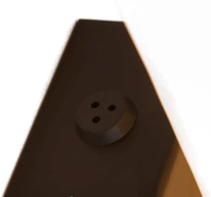 Searchlight LED-vegglampe Wales svart/marmorert 35 cm