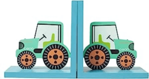 Sass &amp; Belle Green Tractor Bookends
